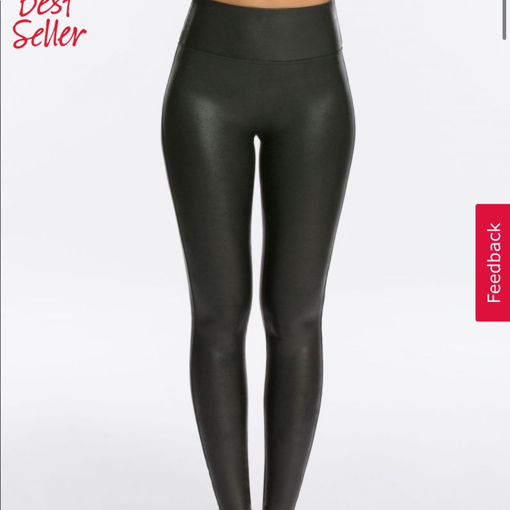 Spanx faux leather leggings